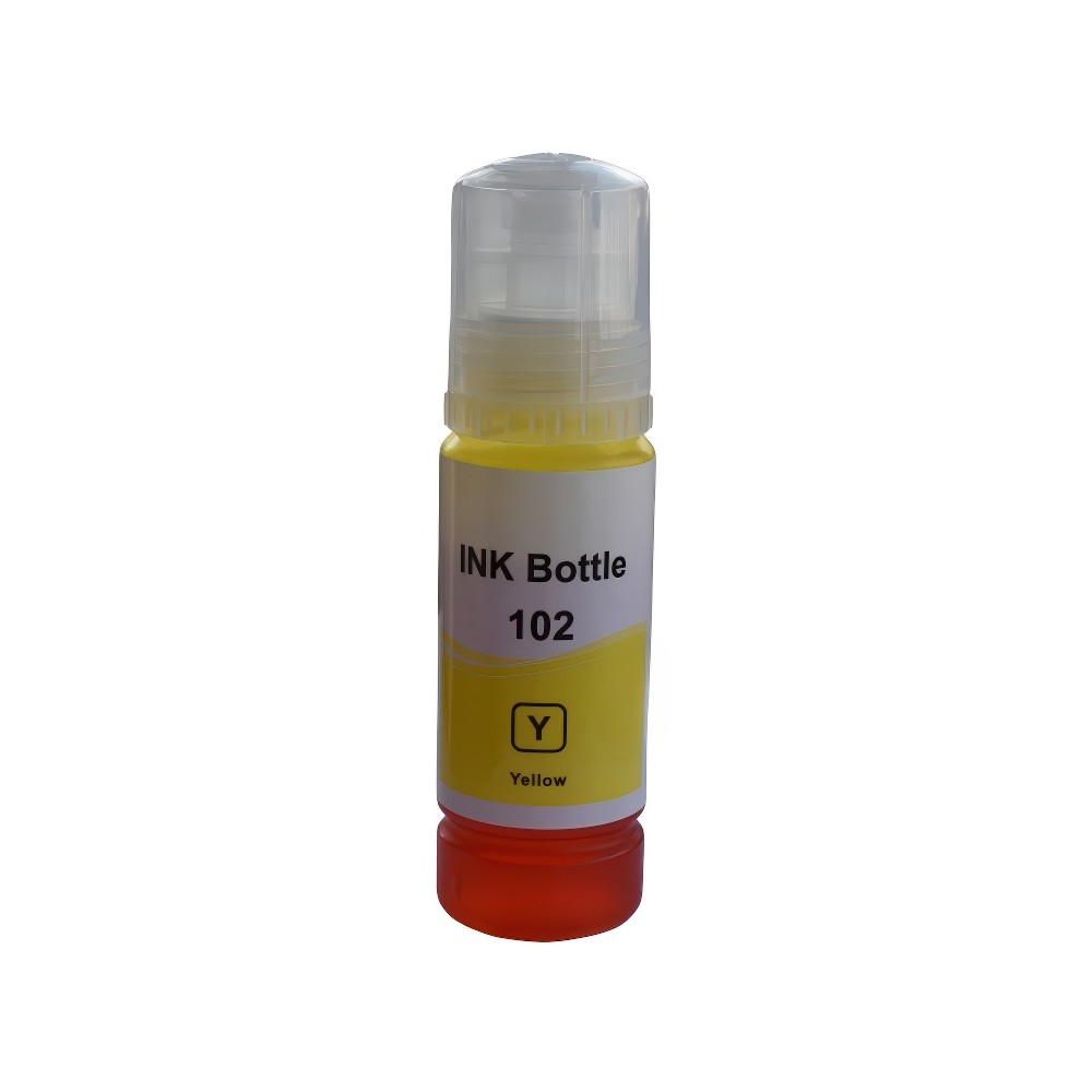 Yellow ink bottle 102 Y (yellow) compatible with Epson EcoTank ET-3850, ET-4750, ET-4850, ET-4856 inkjet printers Yellow ink bottle 102 Y (yellow) compatible with Epson EcoTank ET-3850, ET-4750, ET-4850, ET-4856 inkjet printers