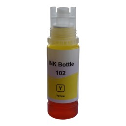 Yellow ink bottle 102 Y (yellow) compatible with Epson EcoTank ET-3850, ET-4750, ET-4850, ET-4856 inkjet printers