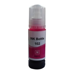 102 M magenta piros tintapatron kompatibilis Epson EcoTank ET-3850, ET-4750, ET-4850, ET-4856 tintasugaras nyomtatókhoz