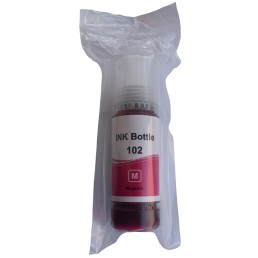 102 M magenta piros tintapatron kompatibilis Epson EcoTank ET-3850, ET-4750, ET-4850, ET-4856 tintasugaras nyomtatókhoz