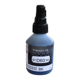 Black ink bottle BT D60 BK compatible for Brother DCP T420, T425, T426, T525 inkjet printers