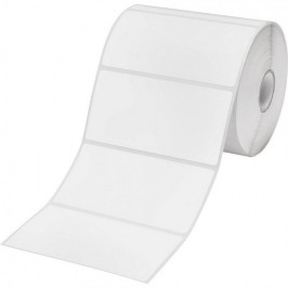 Rolka białych etykiet samoprzylepnych 102x64 mm