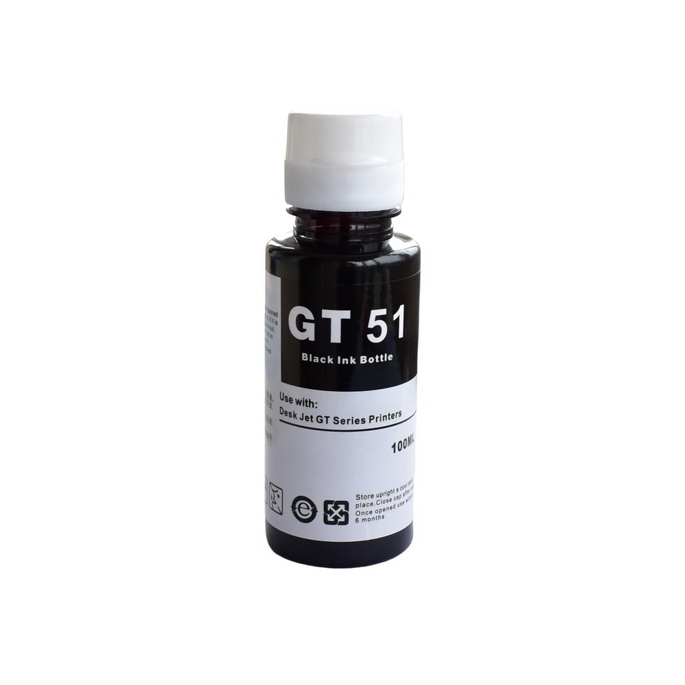 Cerneala negru GT51 black pentru imprimante HP SmartTank