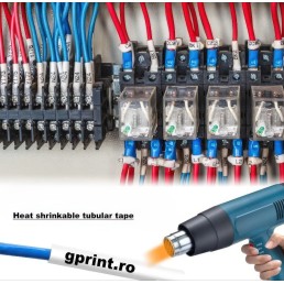 Bandă termocontractabilă compatibilă Brother TZe-HS231
