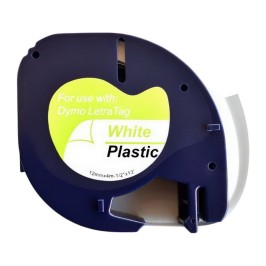 Pachet 3 bucati banda etichete compatibil Dymo LetraTag 91201