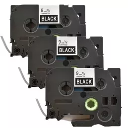 Pack of 3 pieces of tape compatible Brother TZe-325