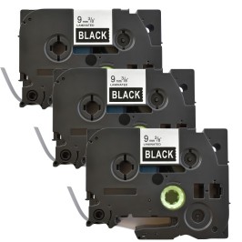 Zestaw 3 sztuk taśmy kompatybilnej z Brother TZe-325