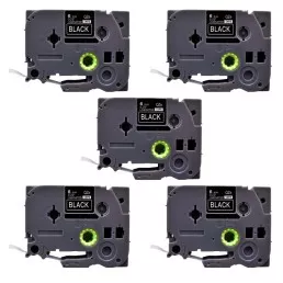 Pachet 5 bucati etichete compatibile Brother TZe-315