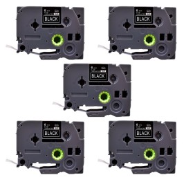 Pachet 5 bucati etichete compatibile Brother TZe-315