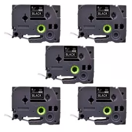 Pachet 5 bucati etichete compatibile Brother TZe-315