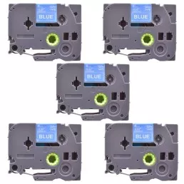 Pachet 5 bucăți bandă etichete compatibilă Brother TZe-515