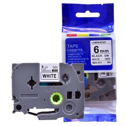 Pack of 3 pieces of labels compatible with Brother TZe-211