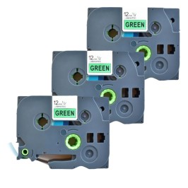 Pack of 3 compatible label tapes Brother TZe-731