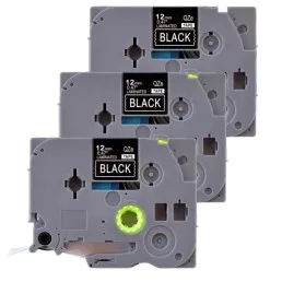 Pack of 3 compatible Brother TZe-335 tapes