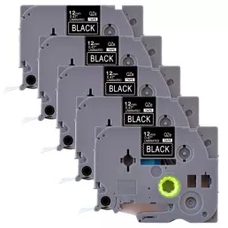 Pack of 5 compatible Brother TZe-335 tapes