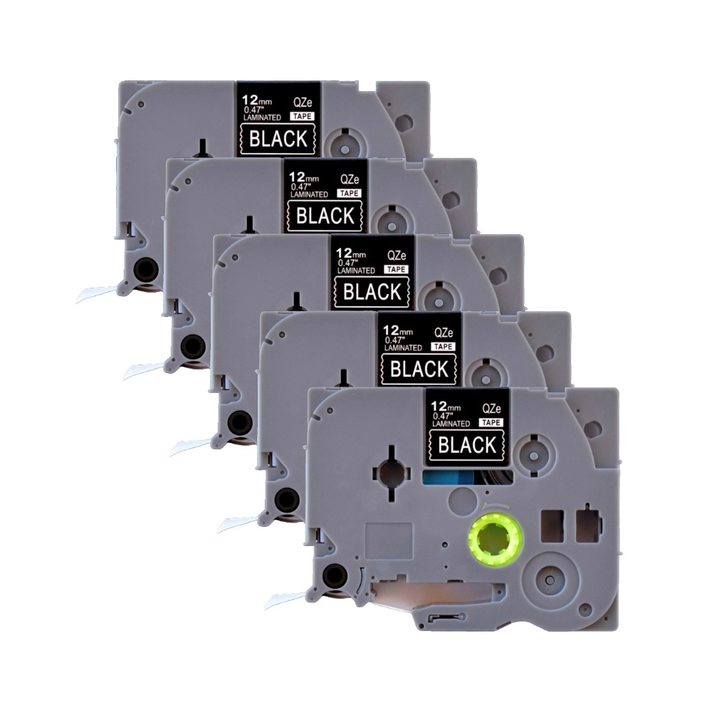 Pack of 5 compatible Brother TZe-335 tapes