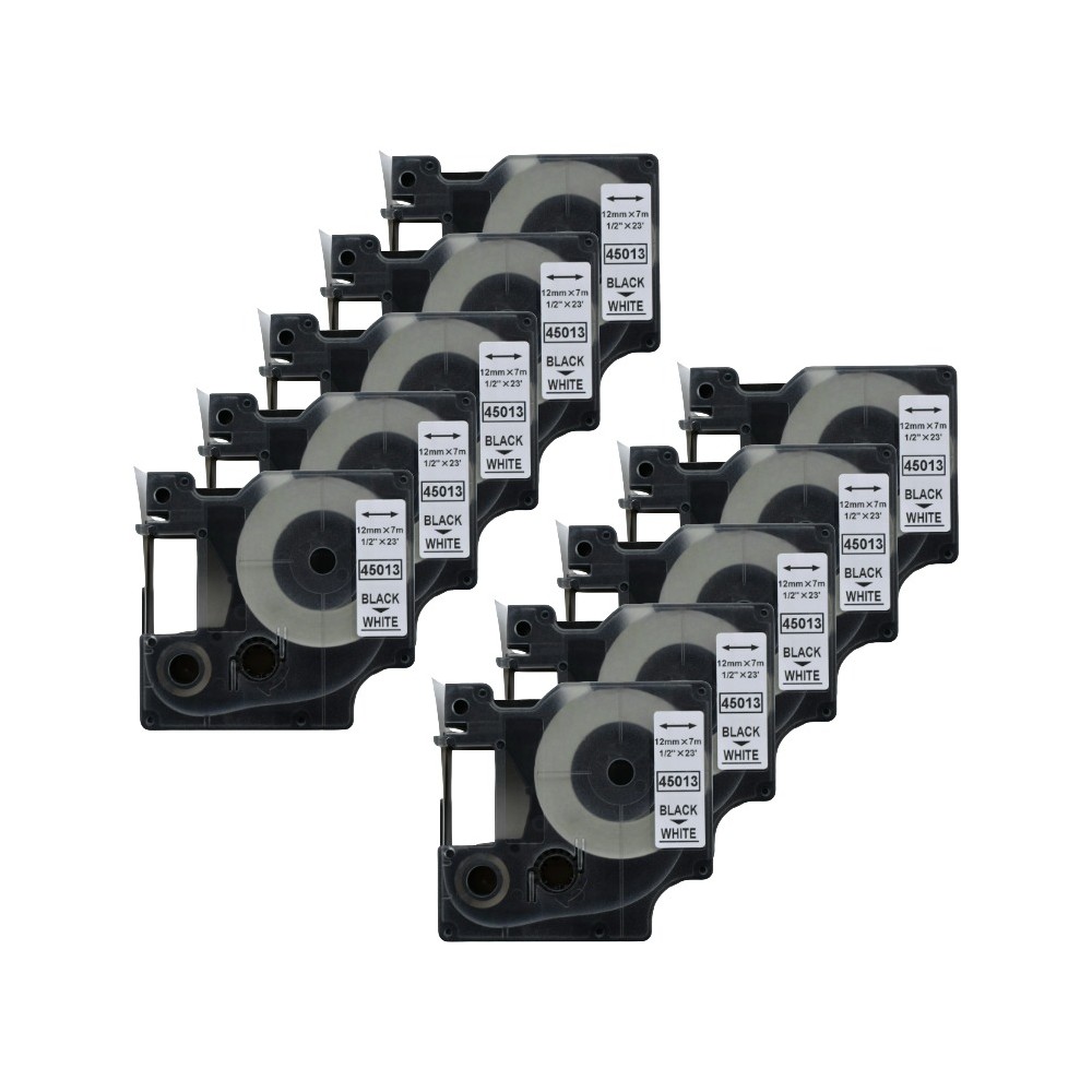 10 darabos kompatibilis Dymo 45013 címkeszalag csomag