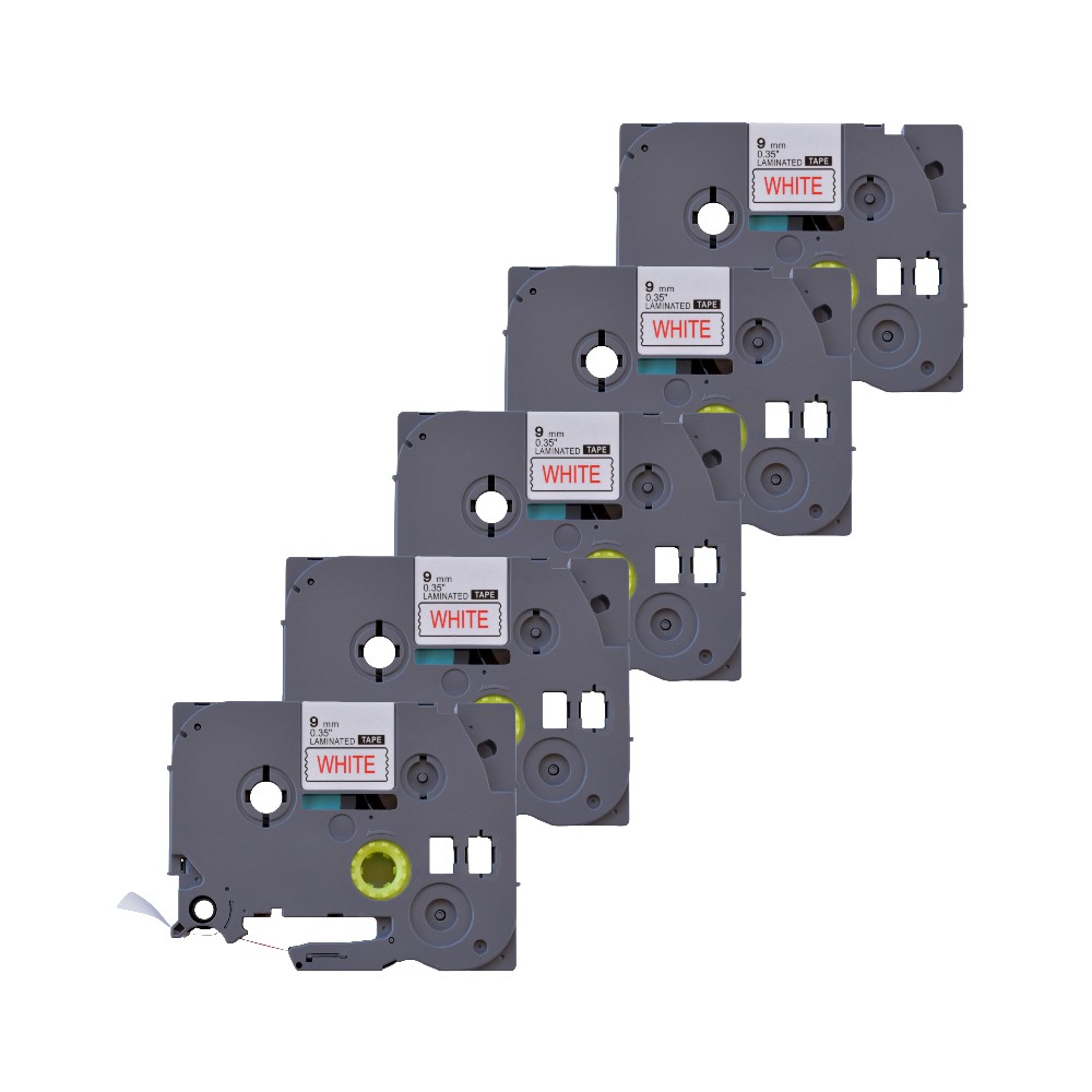 5 darab Brother TZe-222 kompatibilis címke csomag