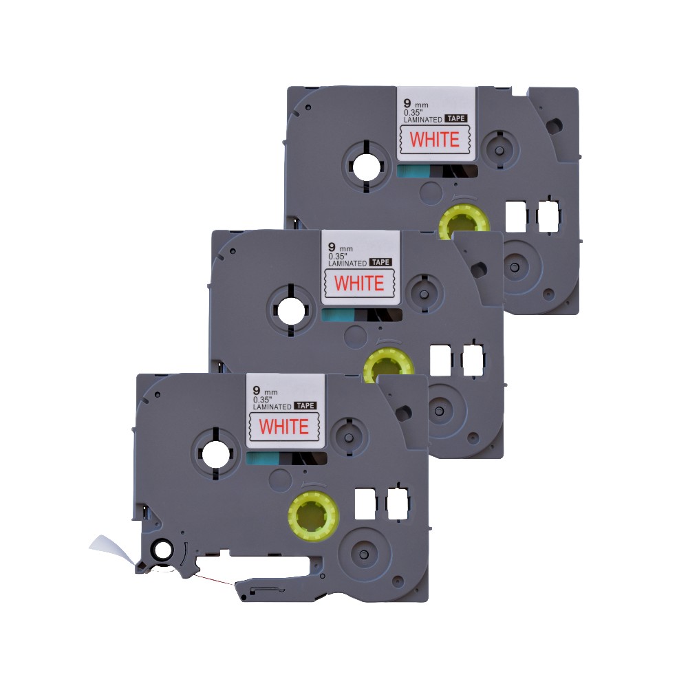 Pachet 3 bucati etichete compatibile Brother TZe-222