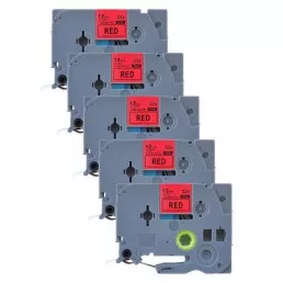 Pack of 5 compatible Brother TZe-431 labels