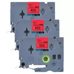 Pack of 3 compatible Brother TZe-431 labels