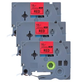 Pachet 3 bucati etichete compatibile Brother TZe-431