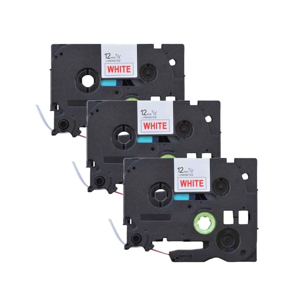 Pack of 3 compatible Brother TZe-232 labels