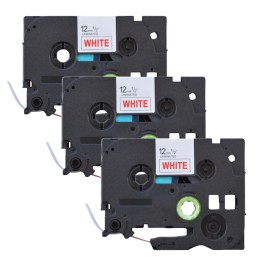 Zestaw 3 sztuk etykiet kompatybilnych z Brother TZe-232