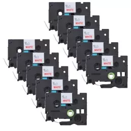 Pachet 10 bucati etichete compatibile Brother TZe-232