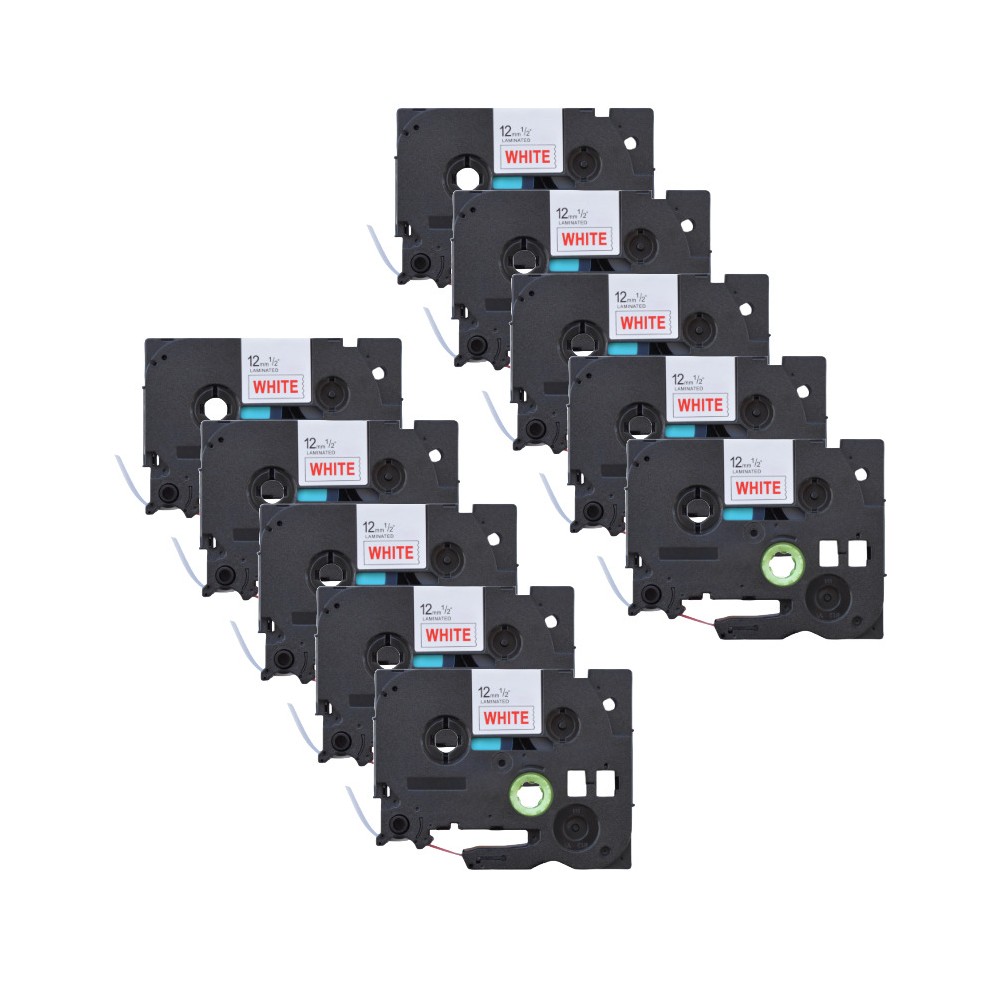 Pachet 10 bucati etichete compatibile Brother TZe-232