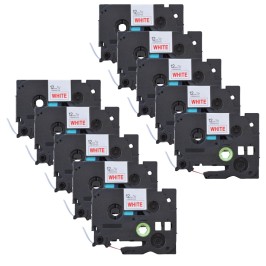 Pachet 10 bucati etichete compatibile Brother TZe-232