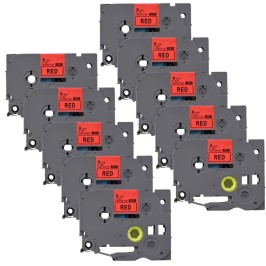 10 darab Brother TZe-421 kompatibilis címke csomag