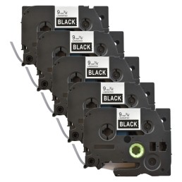 Pachet 5 bucati bandă compatibilă Brother TZe-325