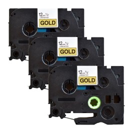 Pack of 3 compatible Brother TZe-831 tapes