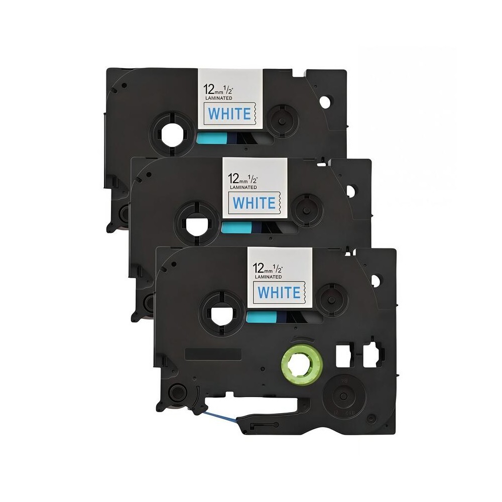 Pack of 3 compatible Brother TZe-233 labels