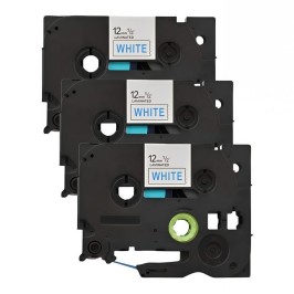 Pack of 3 compatible Brother TZe-233 labels