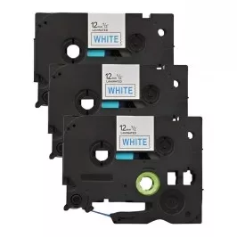 Pack of 3 compatible Brother TZe-233 labels
