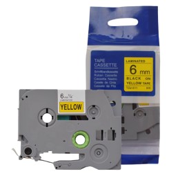 Brother TZe-611 kompatibilis címkeszalag