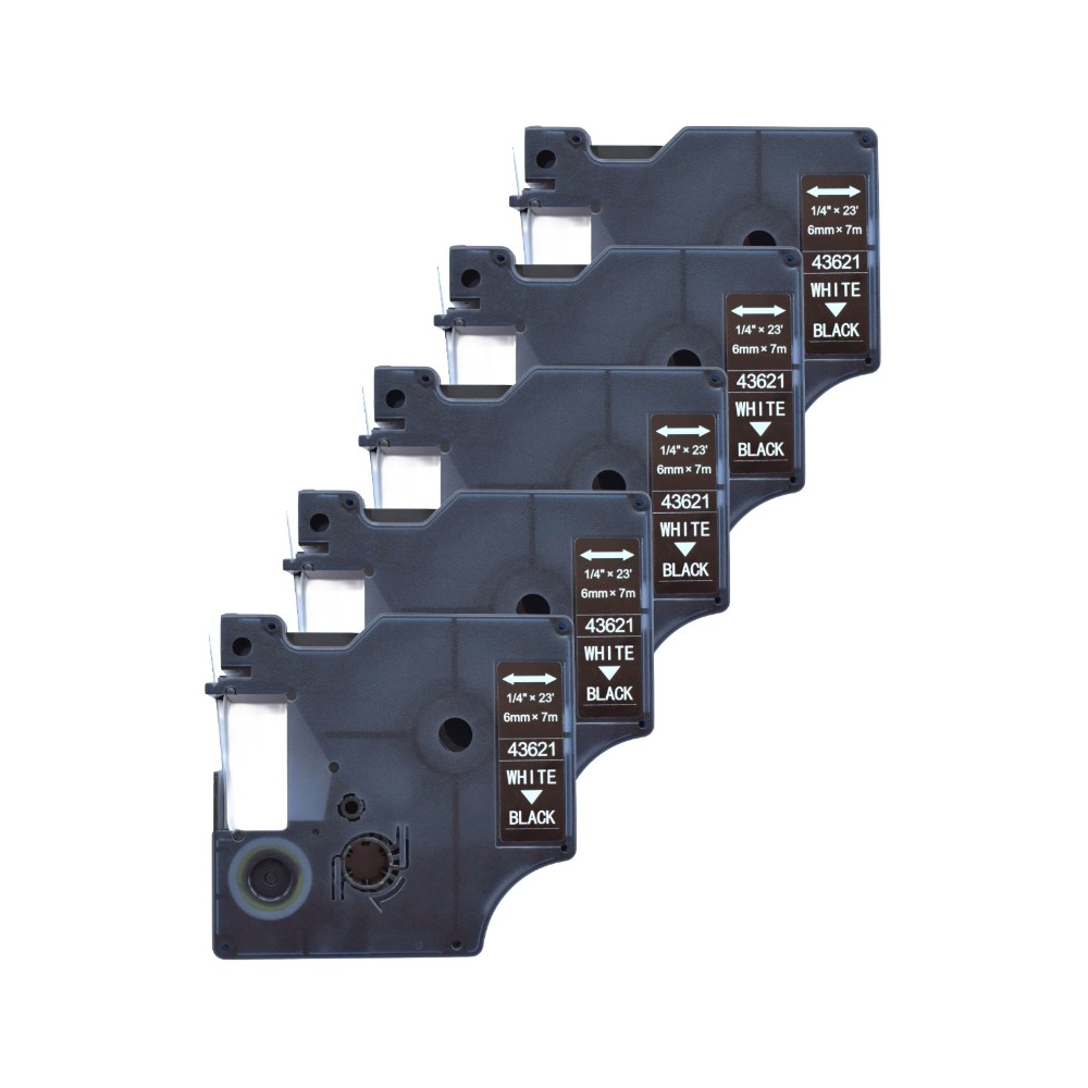 Dymo 43621 compatible label tape pack