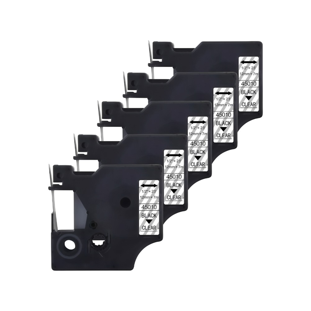 Pachet 5 bucati banda etichete compatibila Dymo 45010