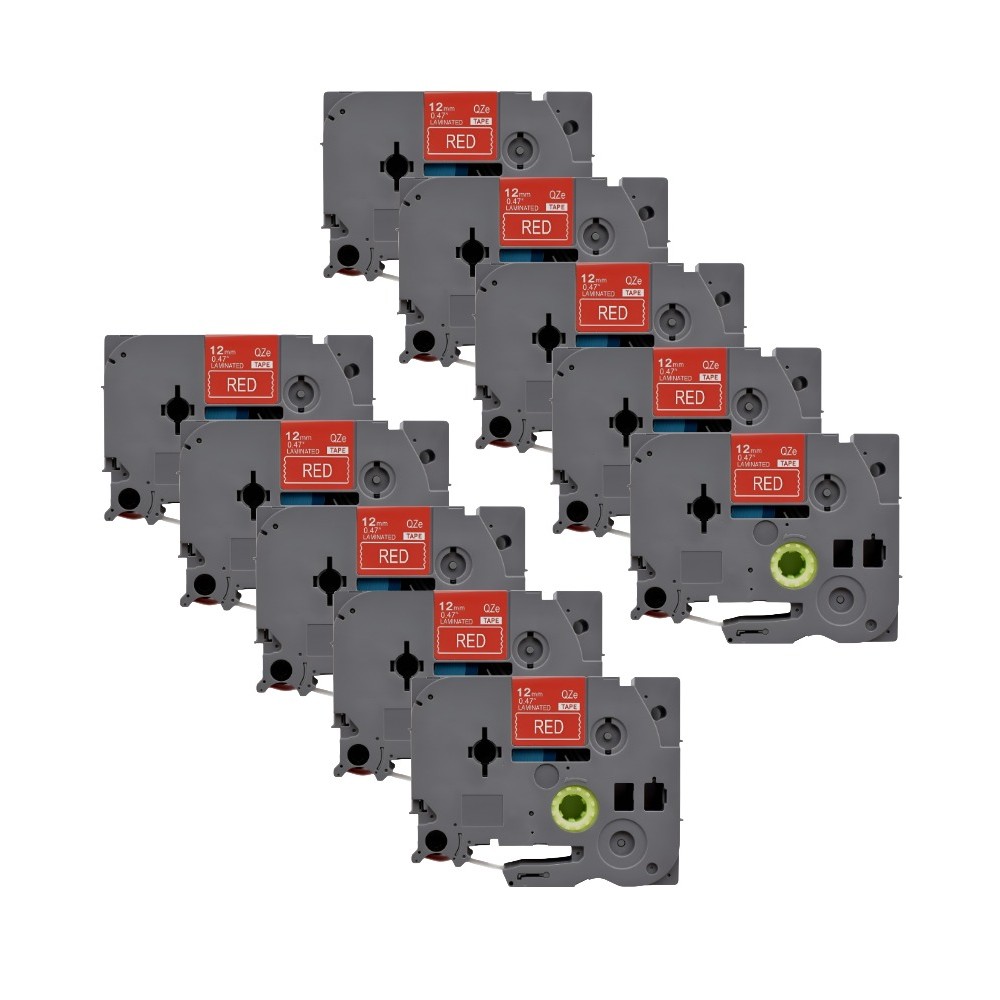 Zestaw 10 sztuk etykiet kompatybilnych z Brother TZe-435