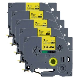 Pachet 5 bucati etichete compatibile Brother TZe-621