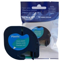 Zestaw 3 sztuk taśmy kompatybilnej z Dymo LetraTag 91204