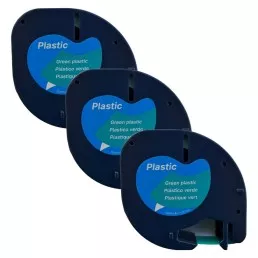 Compatible label tape with Dymo LetraTag 91204