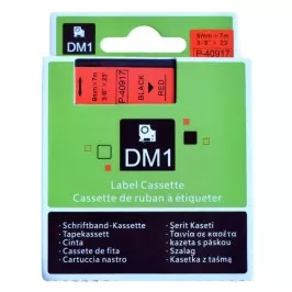 Dymo 40917 compatible red label tape
