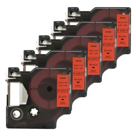 Zestaw 5 sztuk taśmy etykiet kompatybilnej z Dymo 40917