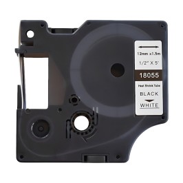 Banda tubulara termocontractabila compatibila Dymo 18055