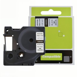 Banda tubulara termocontractabila compatibila Dymo 18055