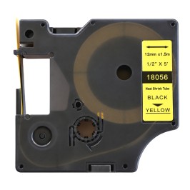 Dymo 18056 compatible heat shrinkable tubular band