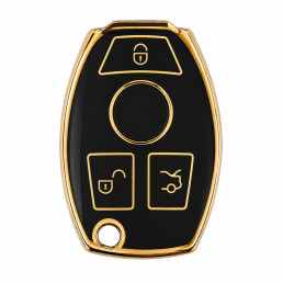 Obudowa Ochronna Kluczyka Mercedes-Benz SmartKey Chrome 3 Przycisków